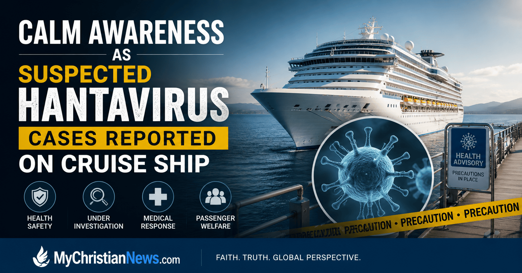 Calm Awareness as Suspected Hantavirus Cases Reported on Cruise Ship