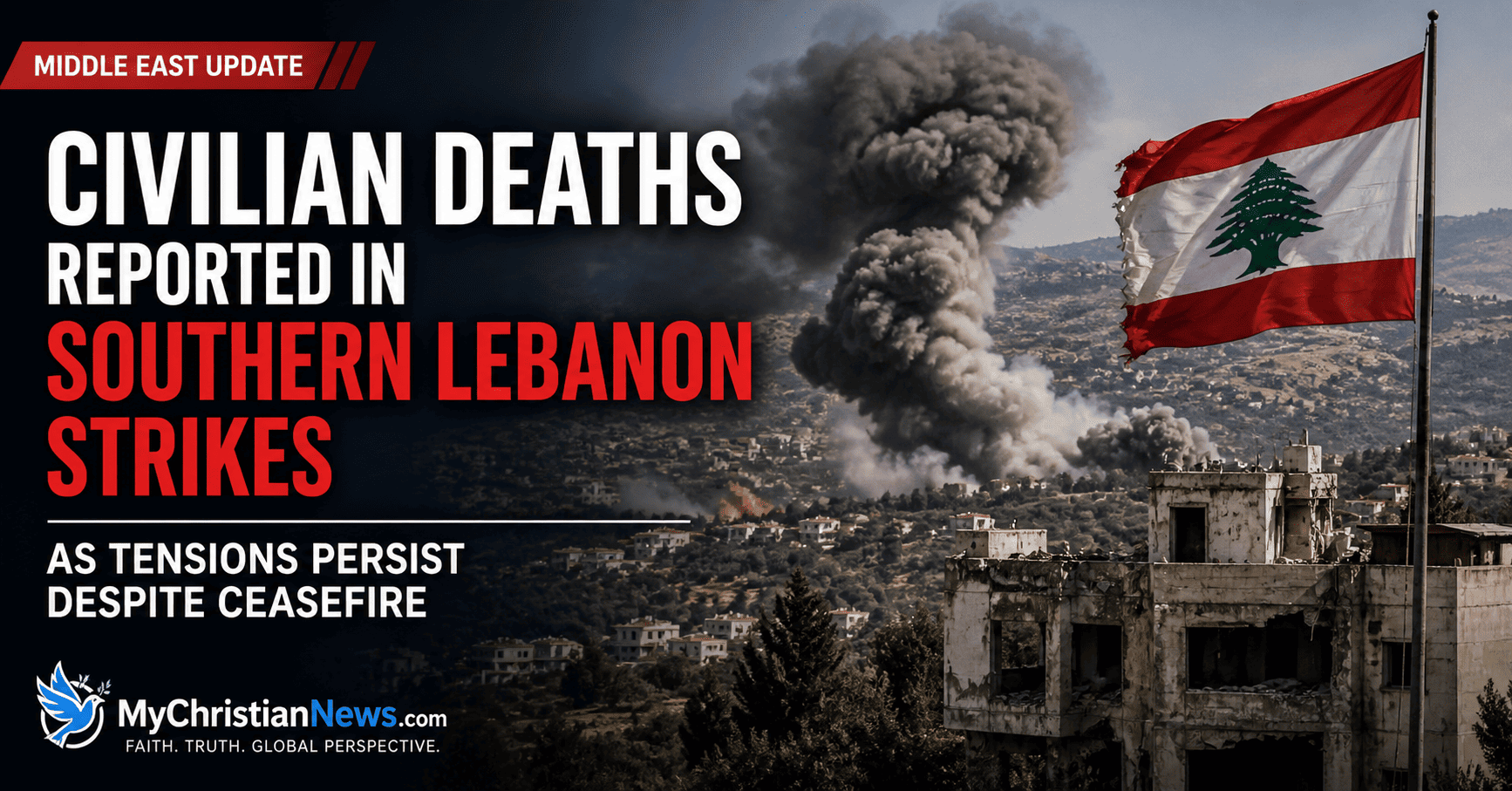 Civilian Deaths Reported in Southern Lebanon Strikes as Tensions Persist Despite Ceasefire