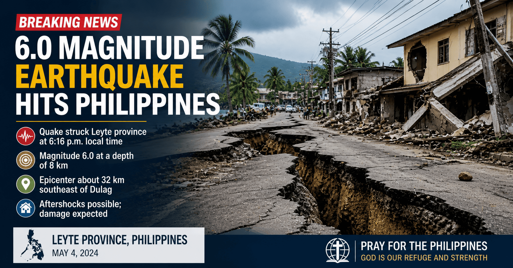Earthquake in Philippines Serves as Reminder of Life’s Fragility and God’s Steadiness