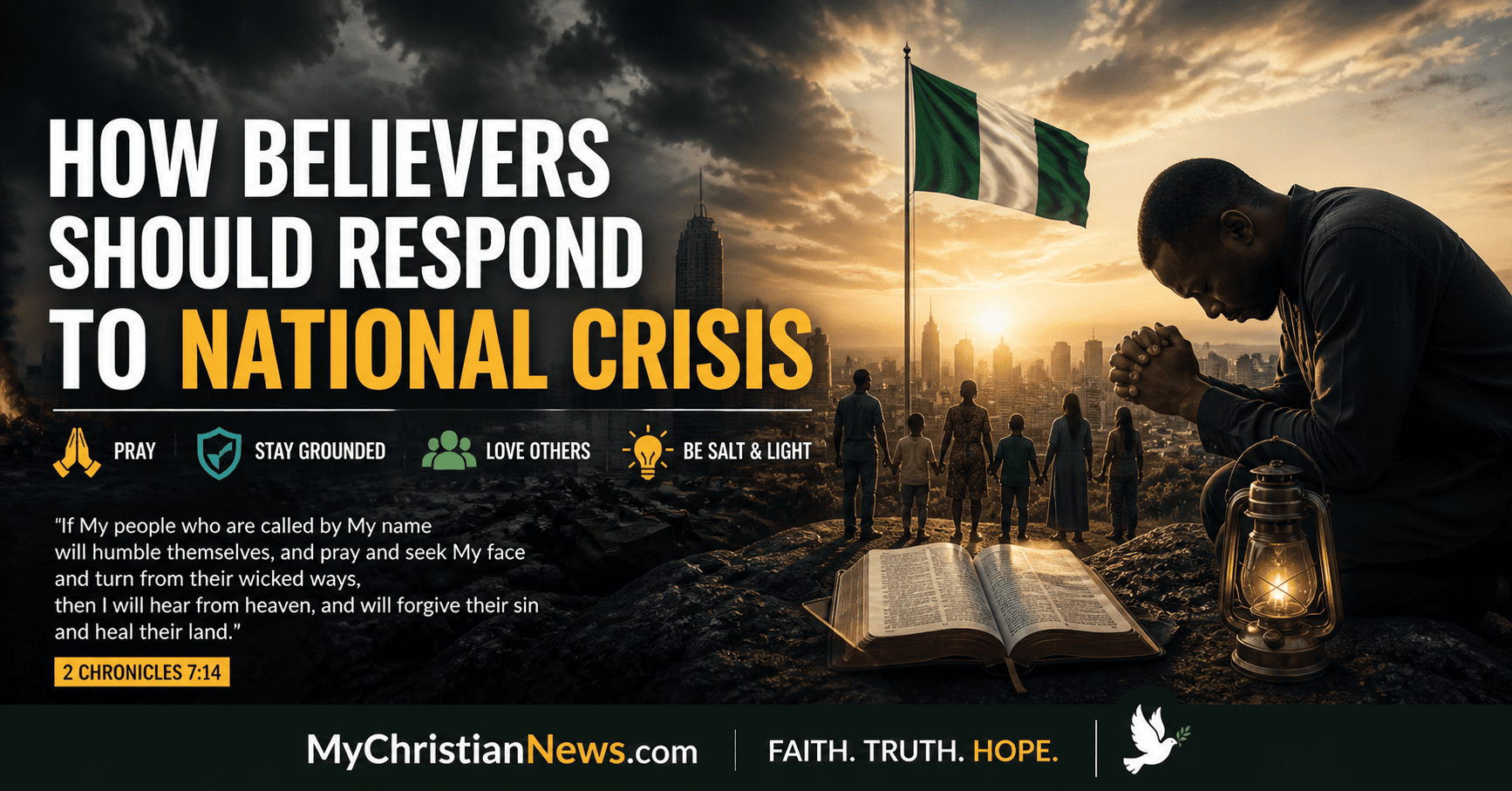 How Believers Should Respond to National Crisis