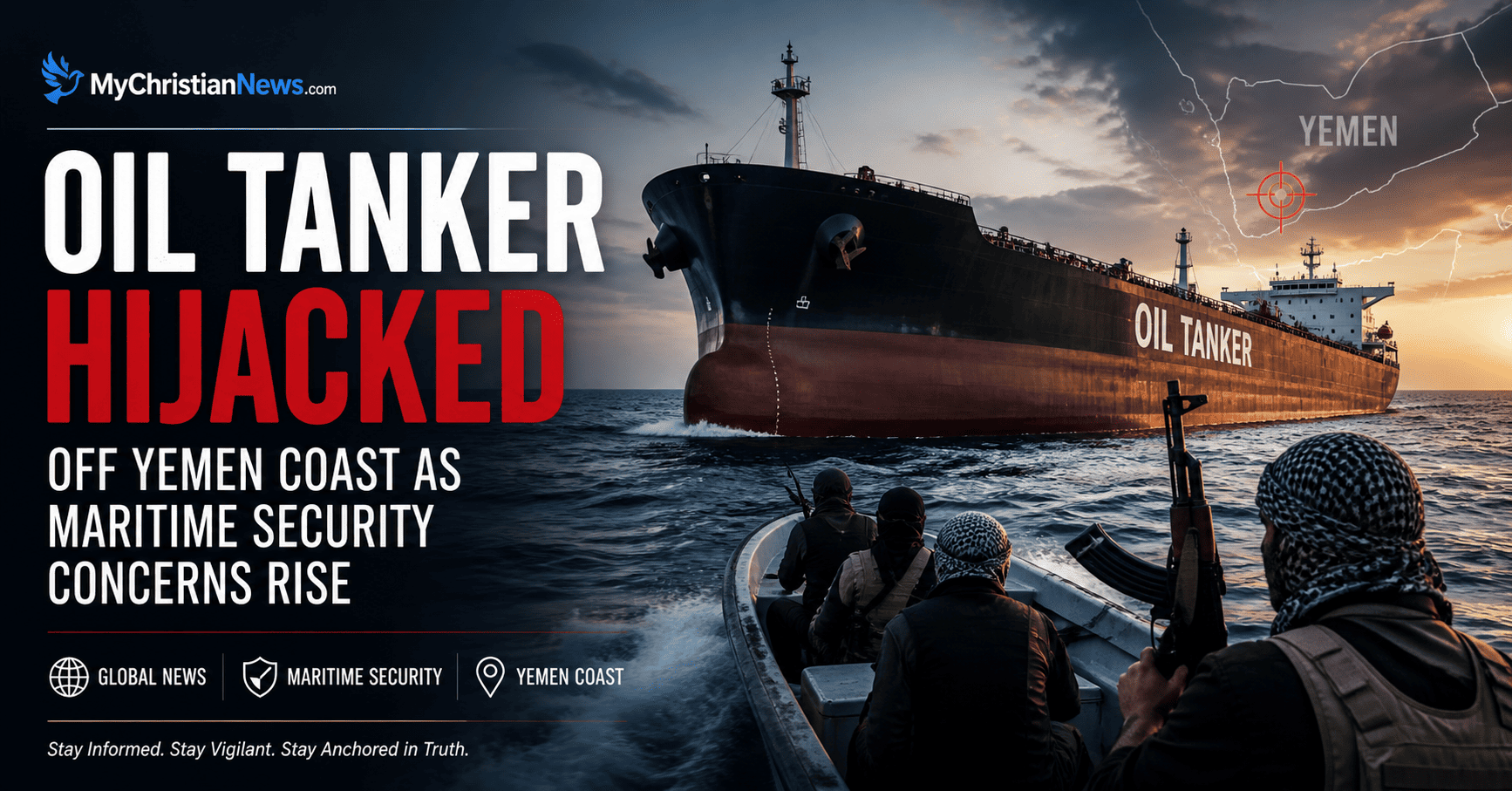 Oil Tanker Hijacked Off Yemen Coast as Maritime Security Concerns Rise